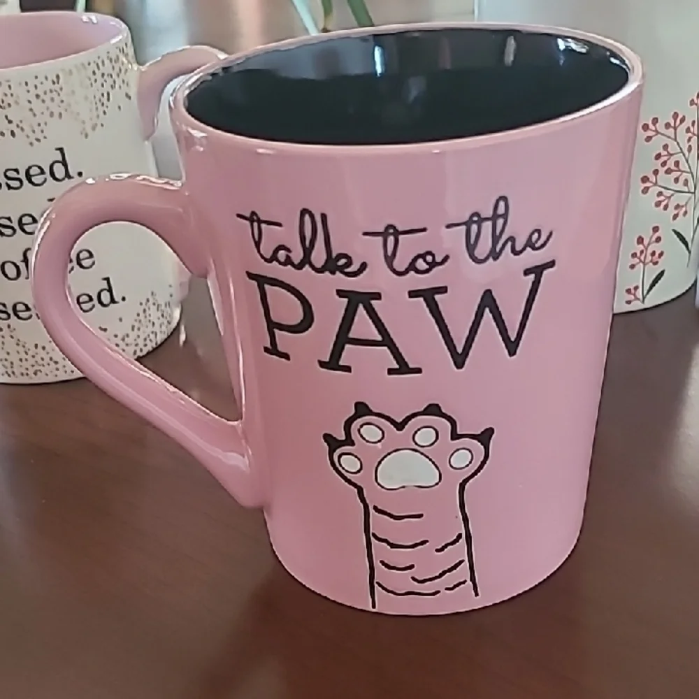 Pink Paw Print Mug - Picture 3 of 9